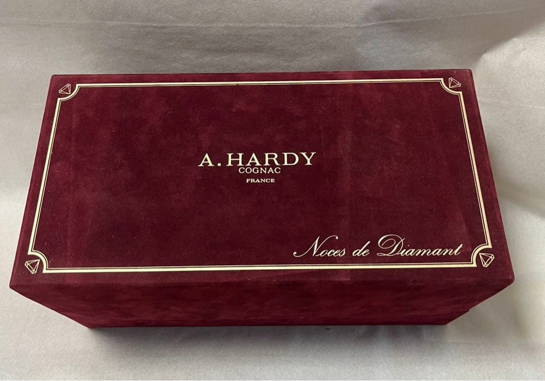 【未開栓】ハーディー　ノース・ド・ディアマン　クリスタルデキャンタ　替え栓。箱付