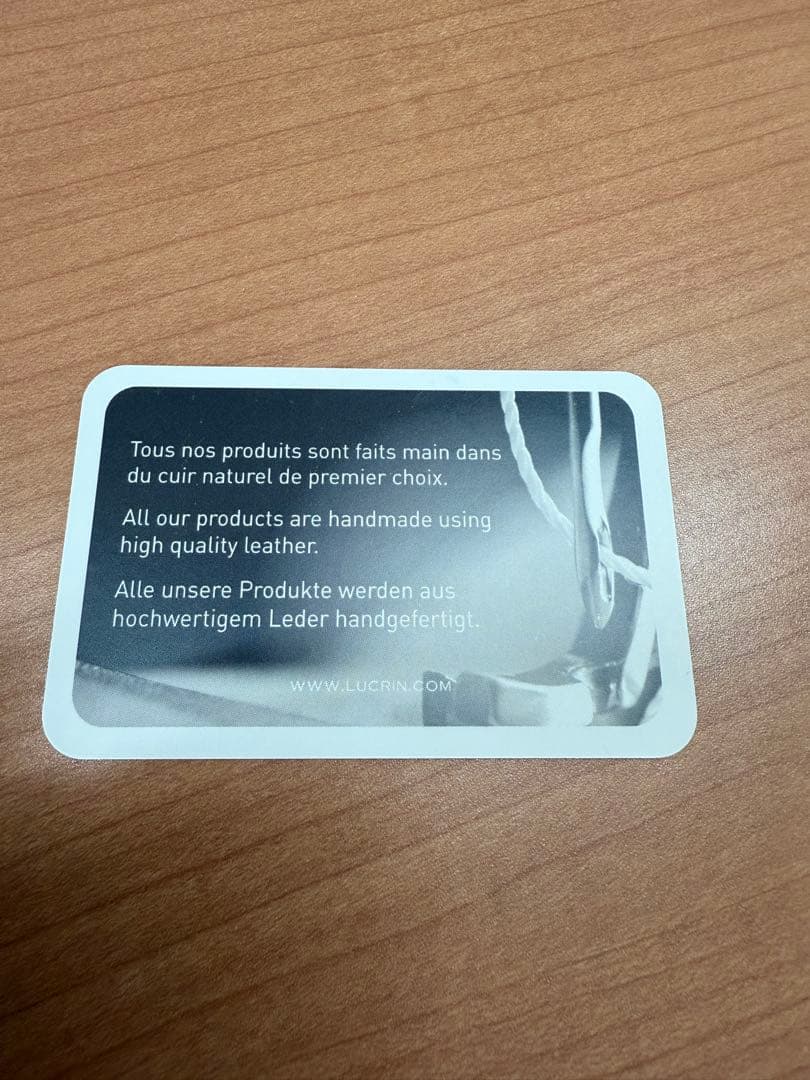 （新品）LUCRIN 革製　携帯ケース - iPhone 16 Pro Max