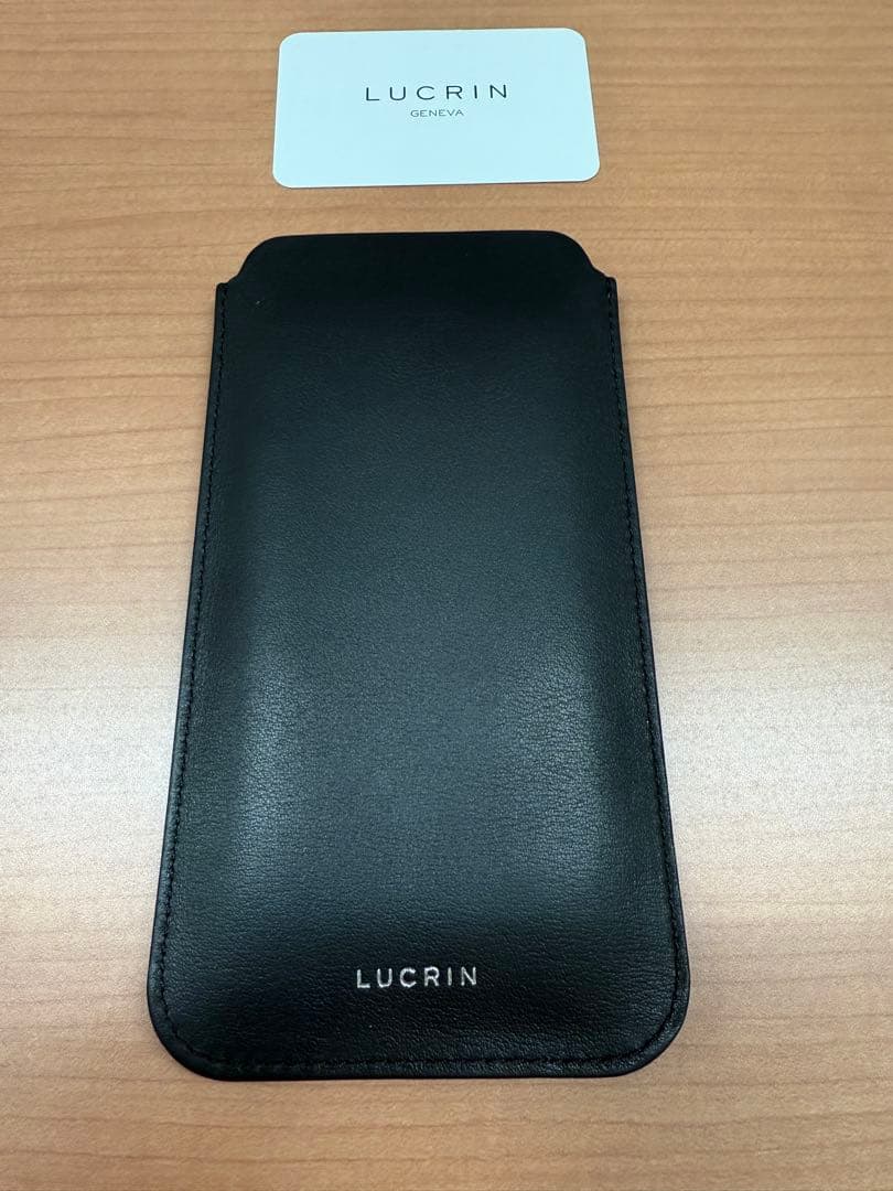 （新品）LUCRIN 革製　携帯ケース - iPhone 16 Pro Max