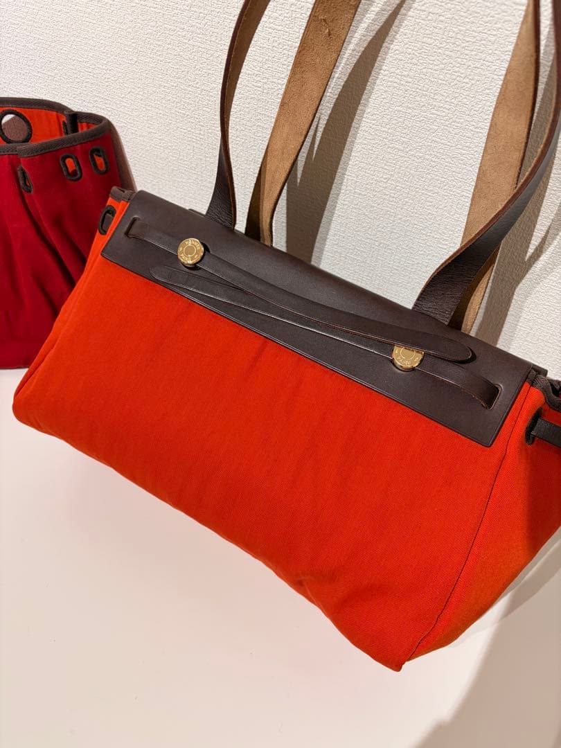 エルメス Hermesエールバッグ カバスPMトートバッグ トワルオフィシエレザ