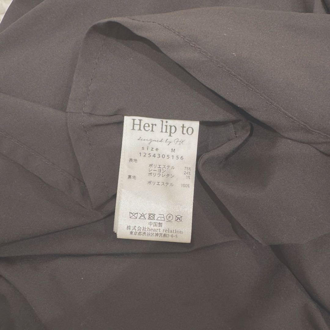 ノエル　　herlipto MarionPlaidShirtDress