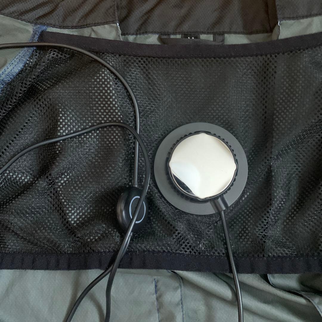 山善] ペルチェ ベスト 10000mAhバッテリーセット ファン付き作業着