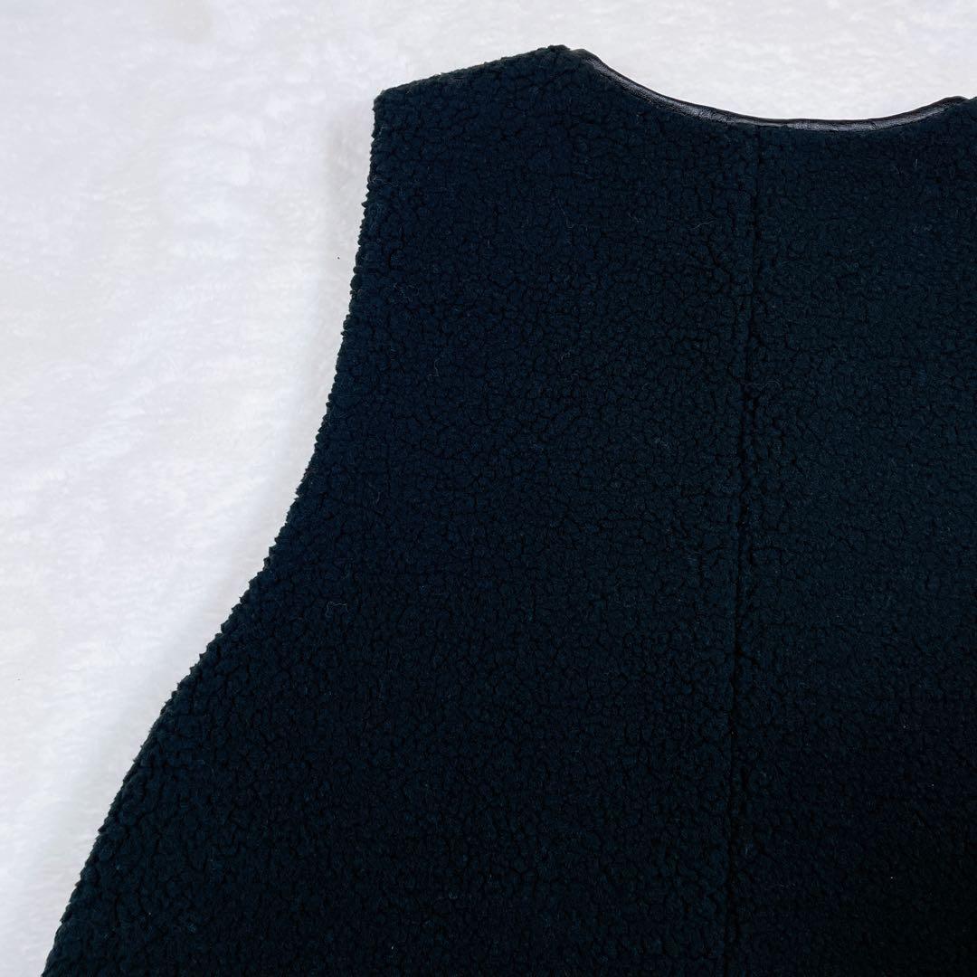 23AW FRAMeWORK フレームワーク　ボアベスト ブラック