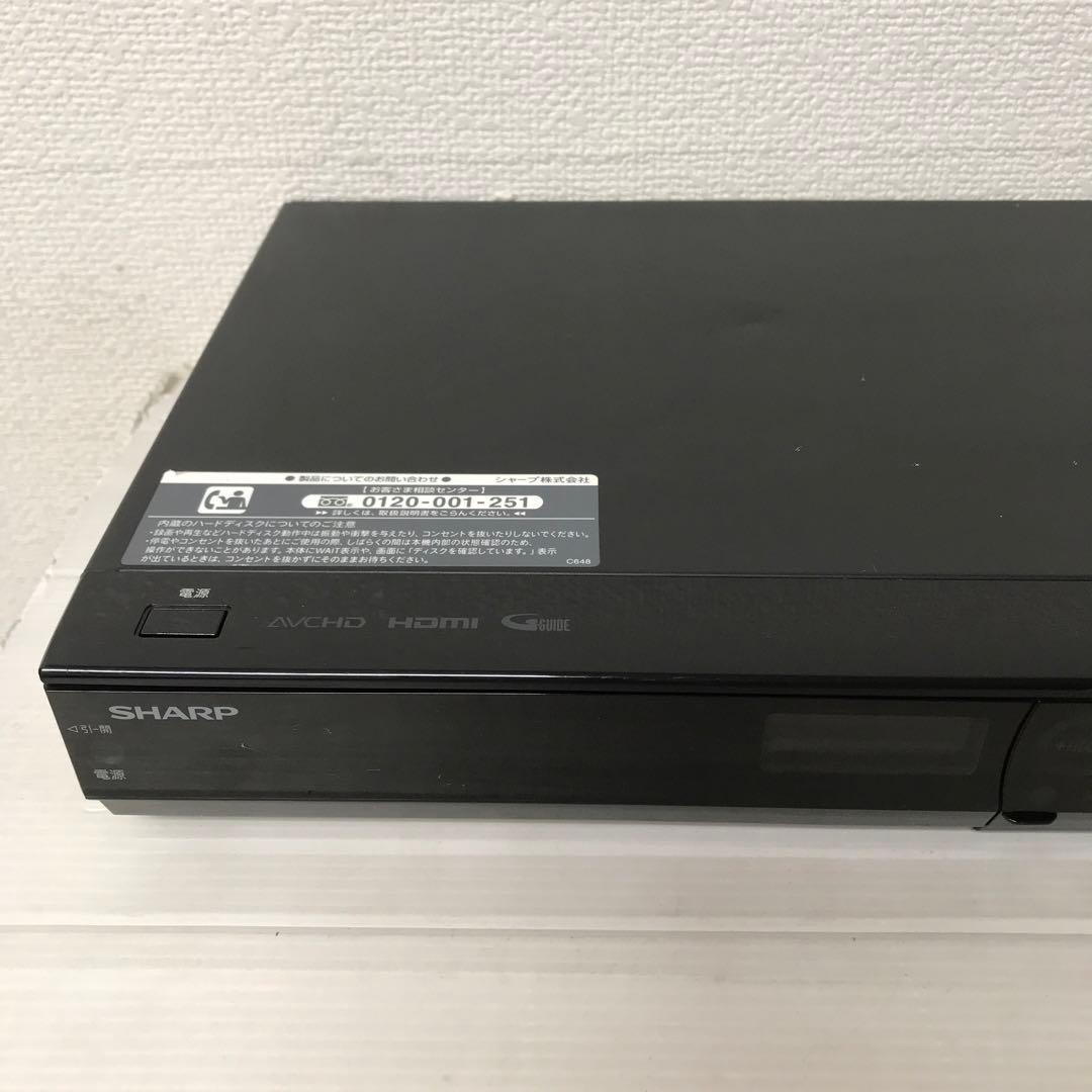 即日受渡❣️全国送料込SHARPブルーレイHDDレコーダーWチューナー12倍録画