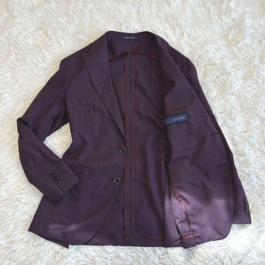 タリアトーレ モンテカルロ テーラードジャケット ホップサック 現行 48