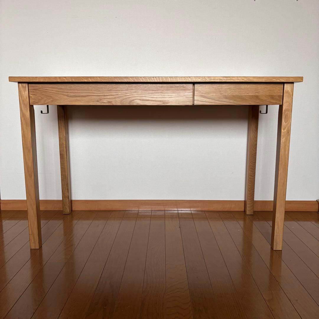 無印良品　デスク　オーク材　机のみ