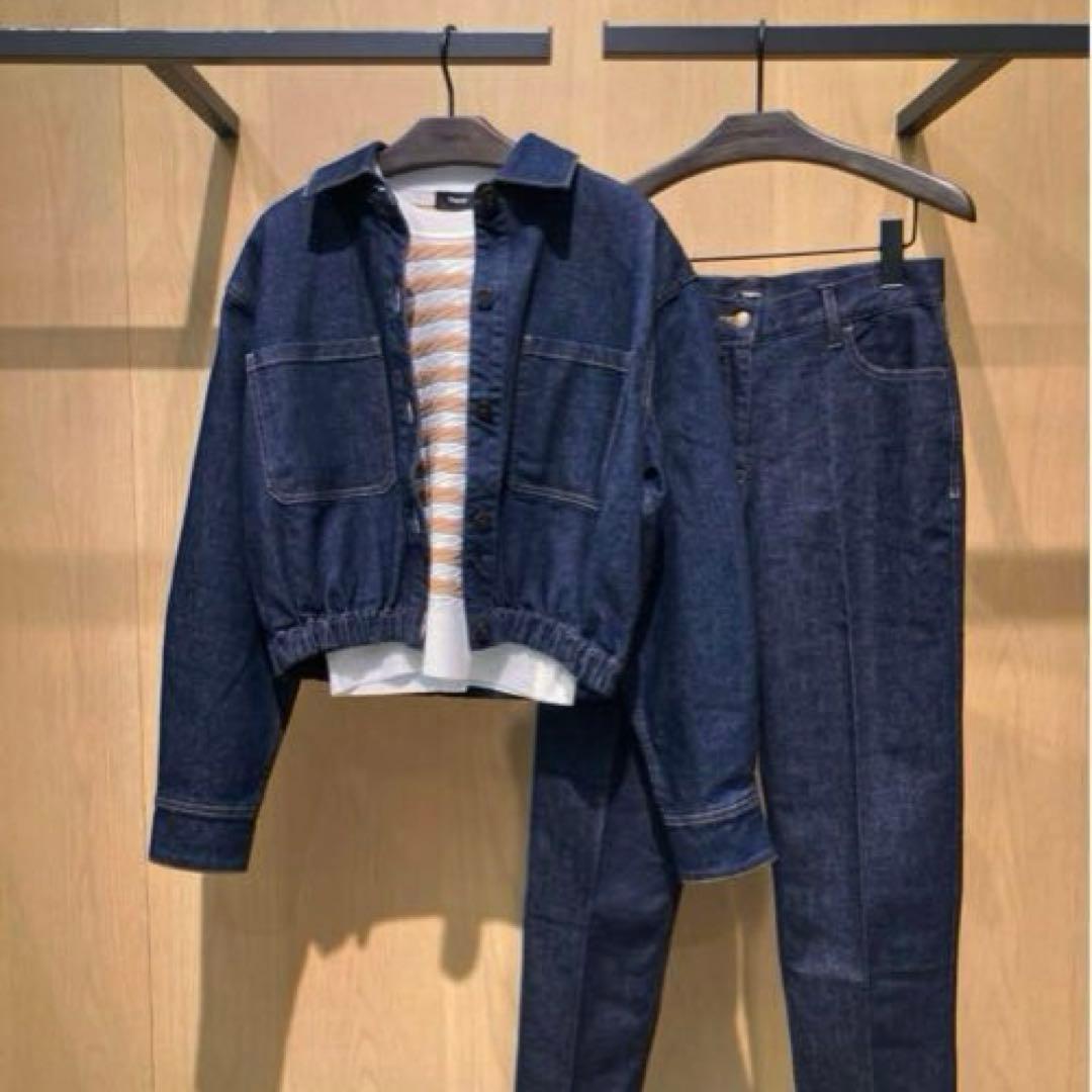 theory デニム　トラッカージャケット