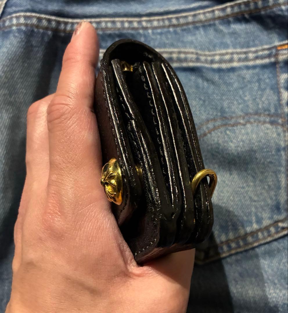 ショートサイズ　クロスボールコンチョブラスゴールドカスタム　※即納可