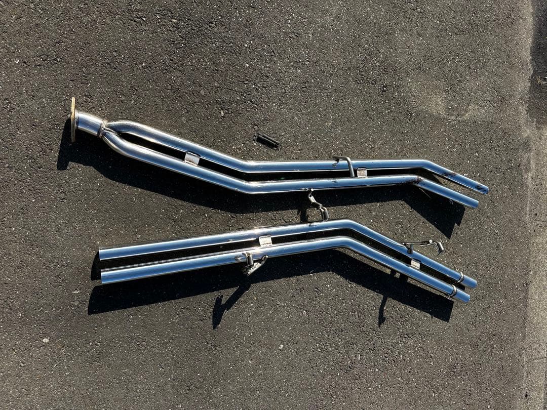 gx 61 gx71 ワンカム　なにわ管ステンレスデュアルマフラー値下げできます