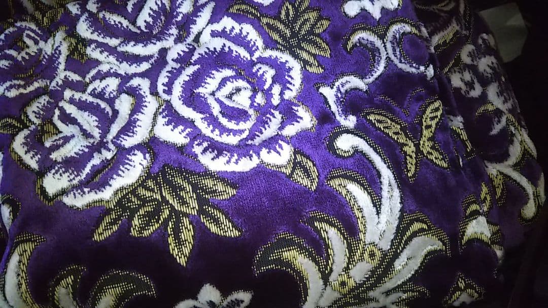 やっつん 金華山大型用センターカーテン華恋 パープル デコトラ レトロ