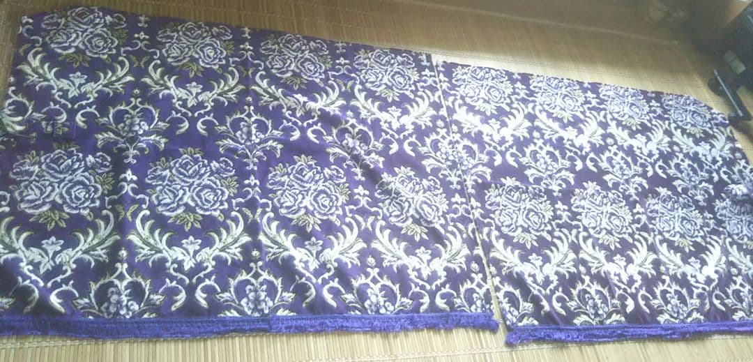 やっつん 金華山大型用センターカーテン華恋 パープル デコトラ レトロ