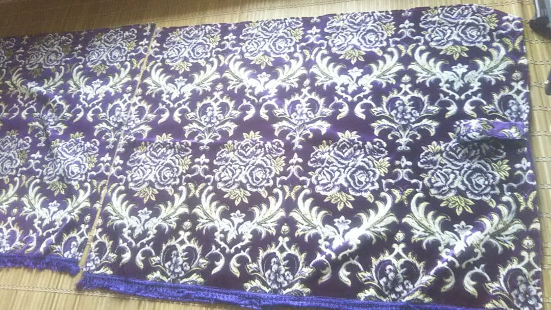 やっつん 金華山大型用センターカーテン華恋 パープル デコトラ レトロ