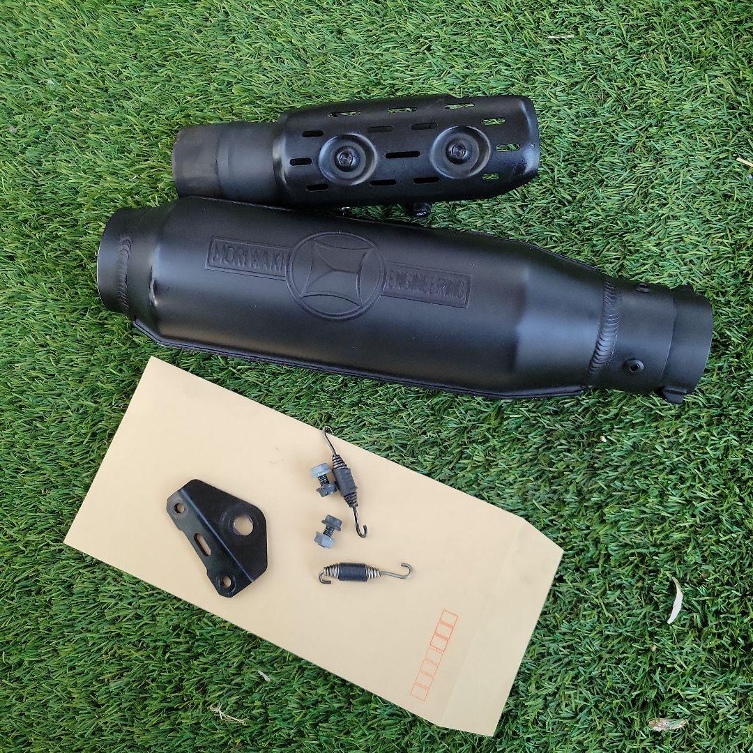 GB350s モリワキMONSTERブラックマフラー