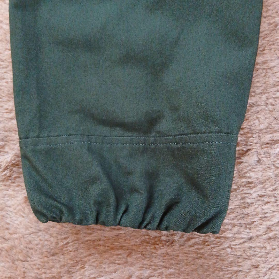 ミナペルホネン ノルミッコ ダークグリーン カーゴパンツ ウエストゴム 38