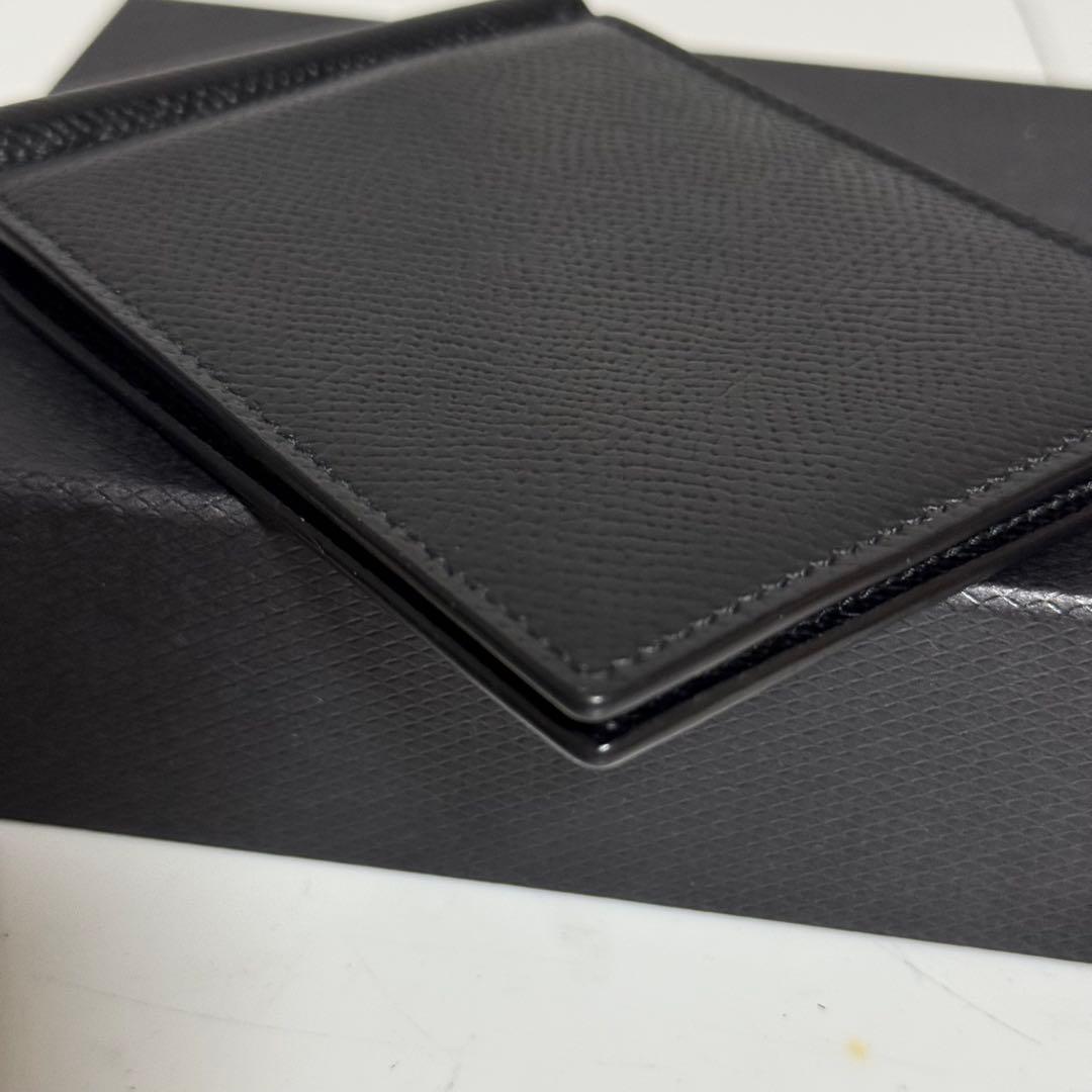 ⭐️極美品⭐️ダンヒル　マネークリップ　グレインレザー　メンズ　ブラック