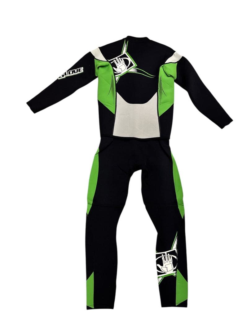 ブラック/グリーン フルジップ タッパー