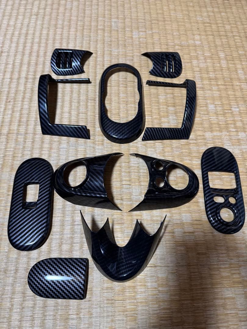MINI F56 カーボン柄　車内装トリムパーツ24点セット