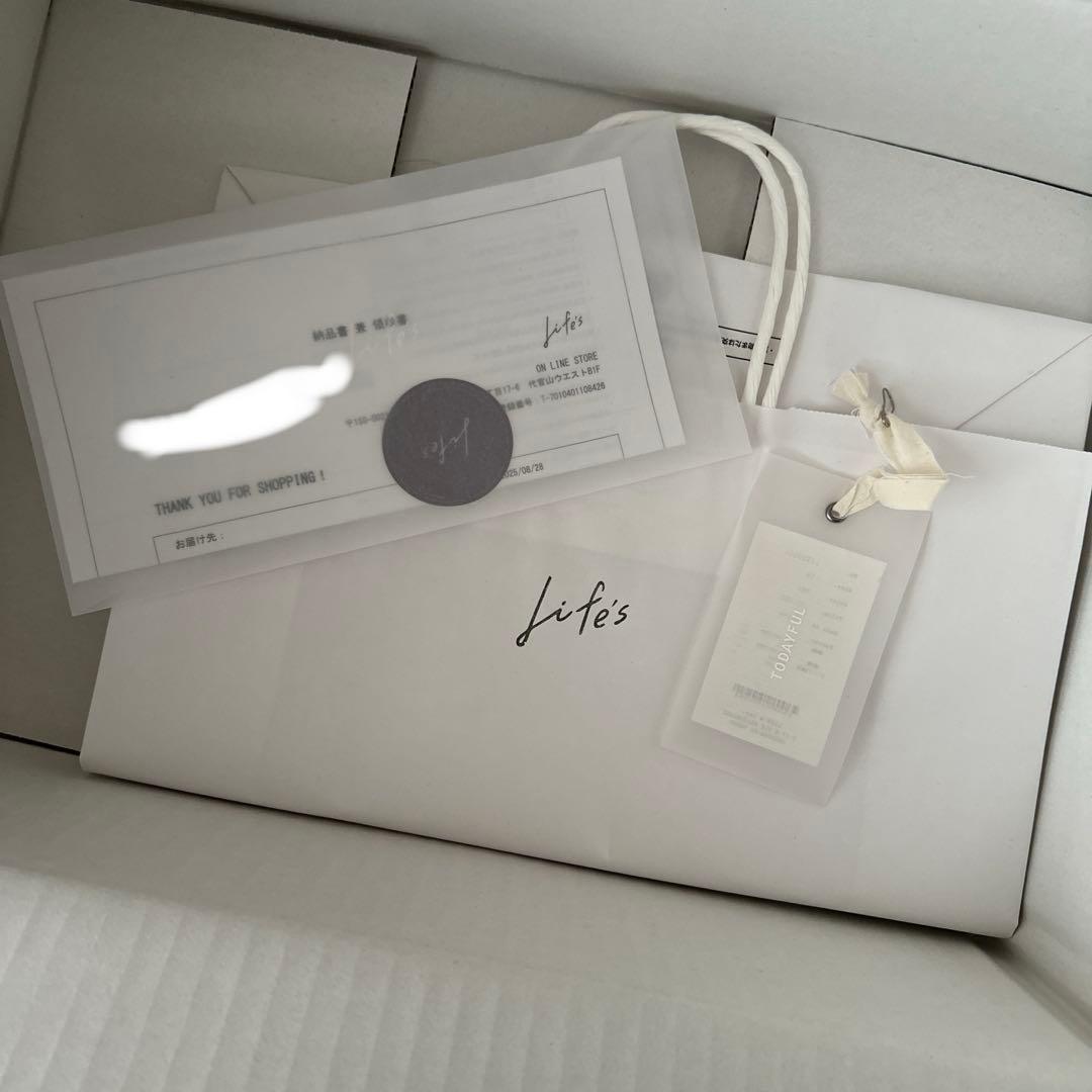 トゥデイフル　チェックワイド　コンビネゾン