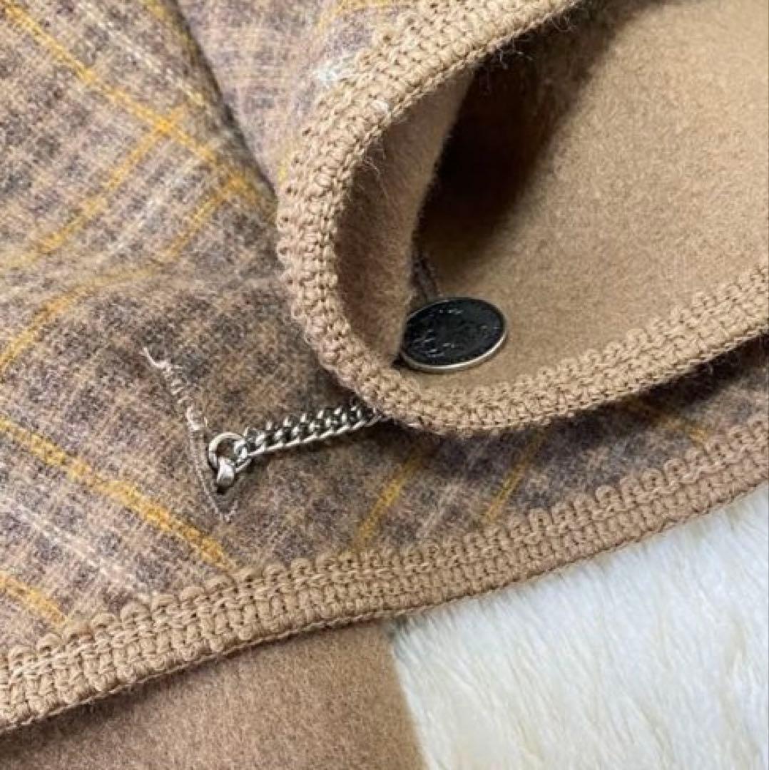 5inakamono ✨ ケープ ポンチョ コート　 ボタン