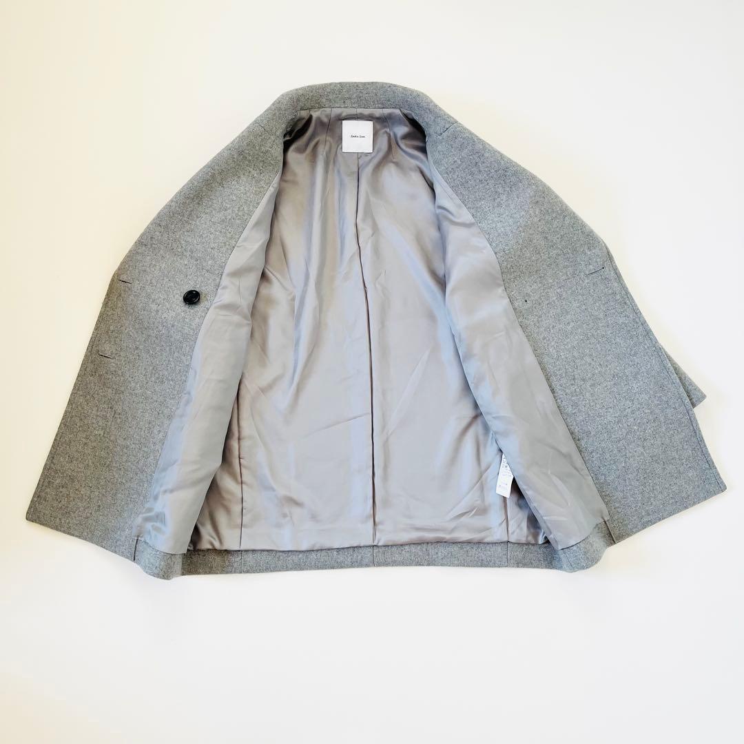 美品 ＊spick&span WメルトンPコート36