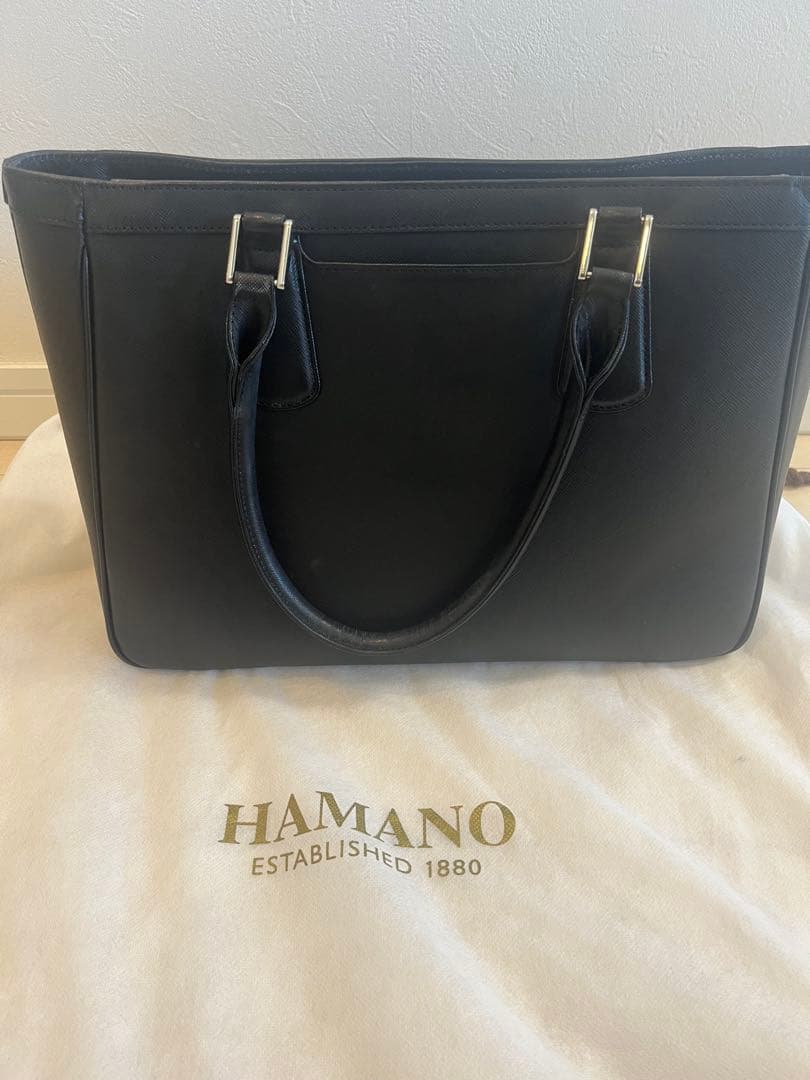HAMANO ブラック ビジネスバッグ　お受験　就活　すなみ