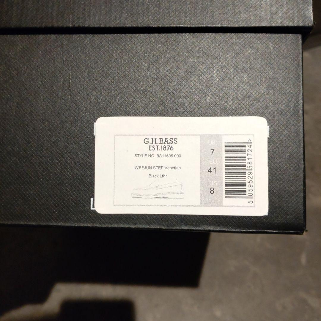 週末特価　新品未使用　GH BASS ジーエイチバス ブラック　ローファー