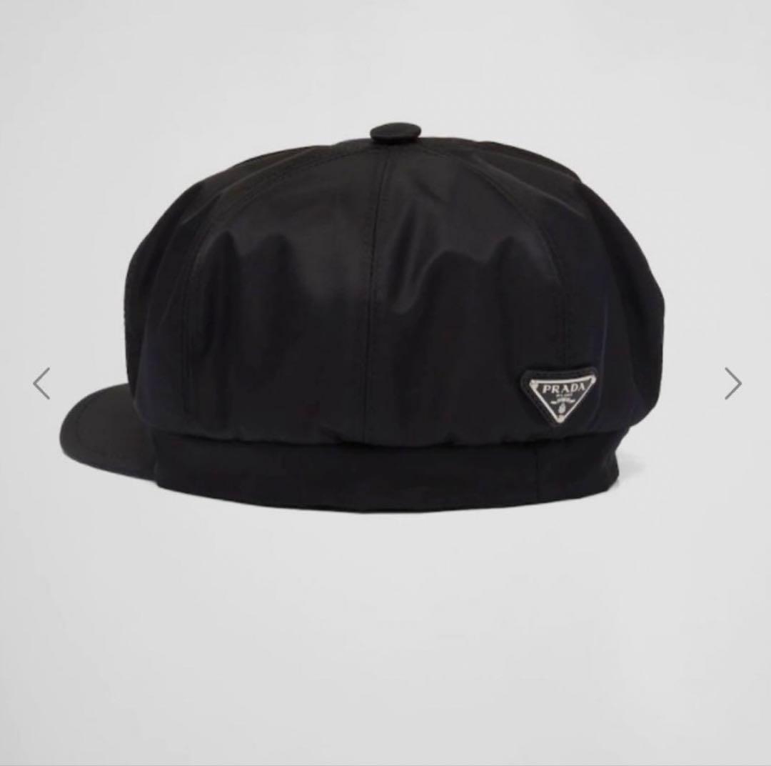 PRADA ブラック ナイロンキャスケット　M 未使用