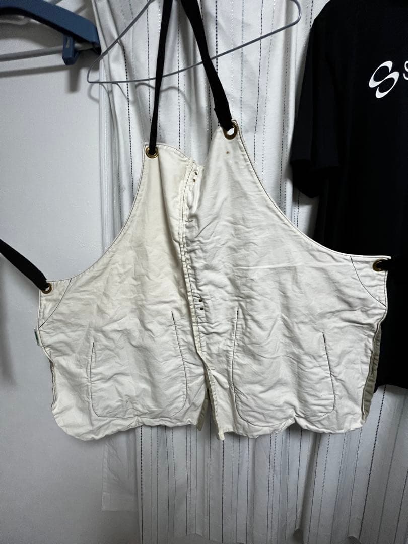 Suolo（スオーロ） GRIZZLY エプロン ウォッシュデニム　USED