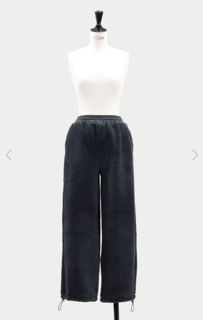 グレー フリース ワイドパンツ マチャット 36 新作