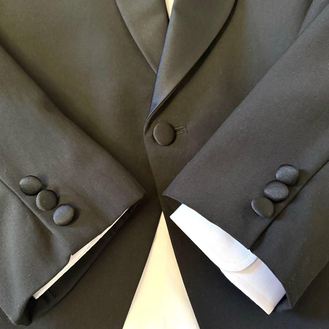 【美品】ブラックスーツ タキシード 発表会フォーマル　卒服 セットアップ 150