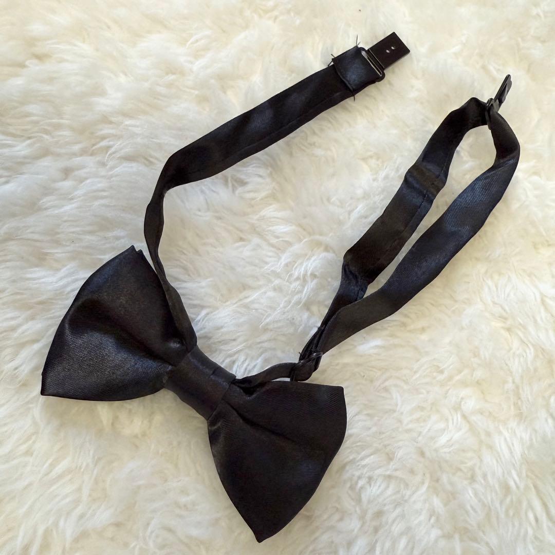 【美品】ブラックスーツ タキシード 発表会フォーマル　卒服 セットアップ 150