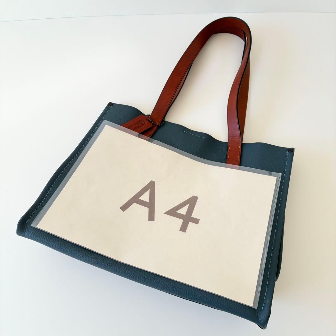 【ほぼ新品】COACH リレー トート 34 トートバッグ A4 メンズok