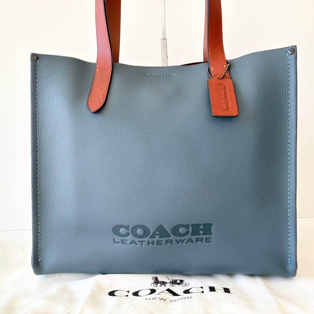 【ほぼ新品】COACH リレー トート 34 トートバッグ A4 メンズok