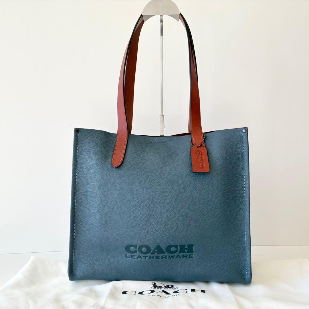 【ほぼ新品】COACH リレー トート 34 トートバッグ A4 メンズok