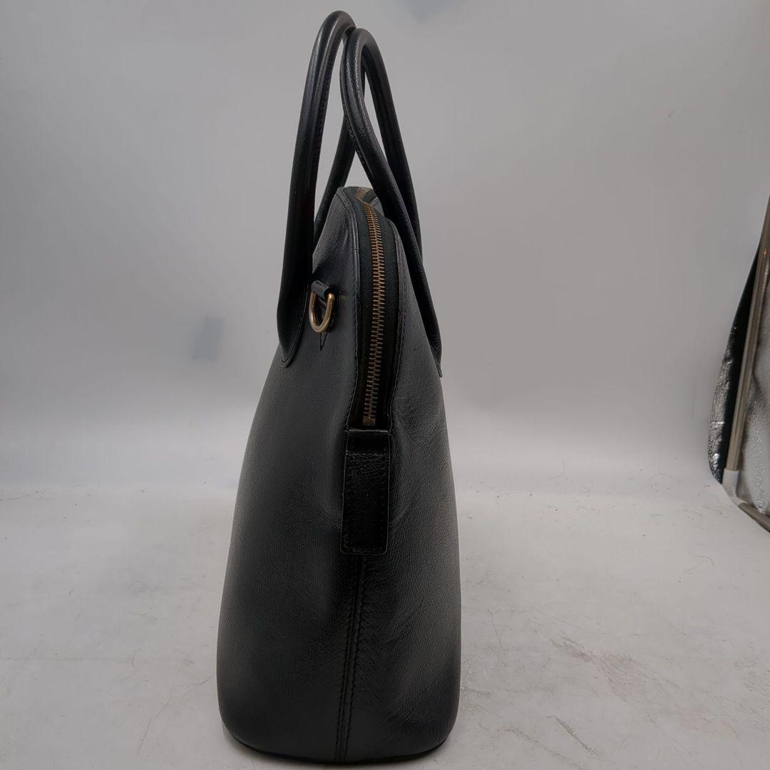 極美品 セリーヌ CELINE ショルダーバッグ ハンドバッグ 黒 ドーム型