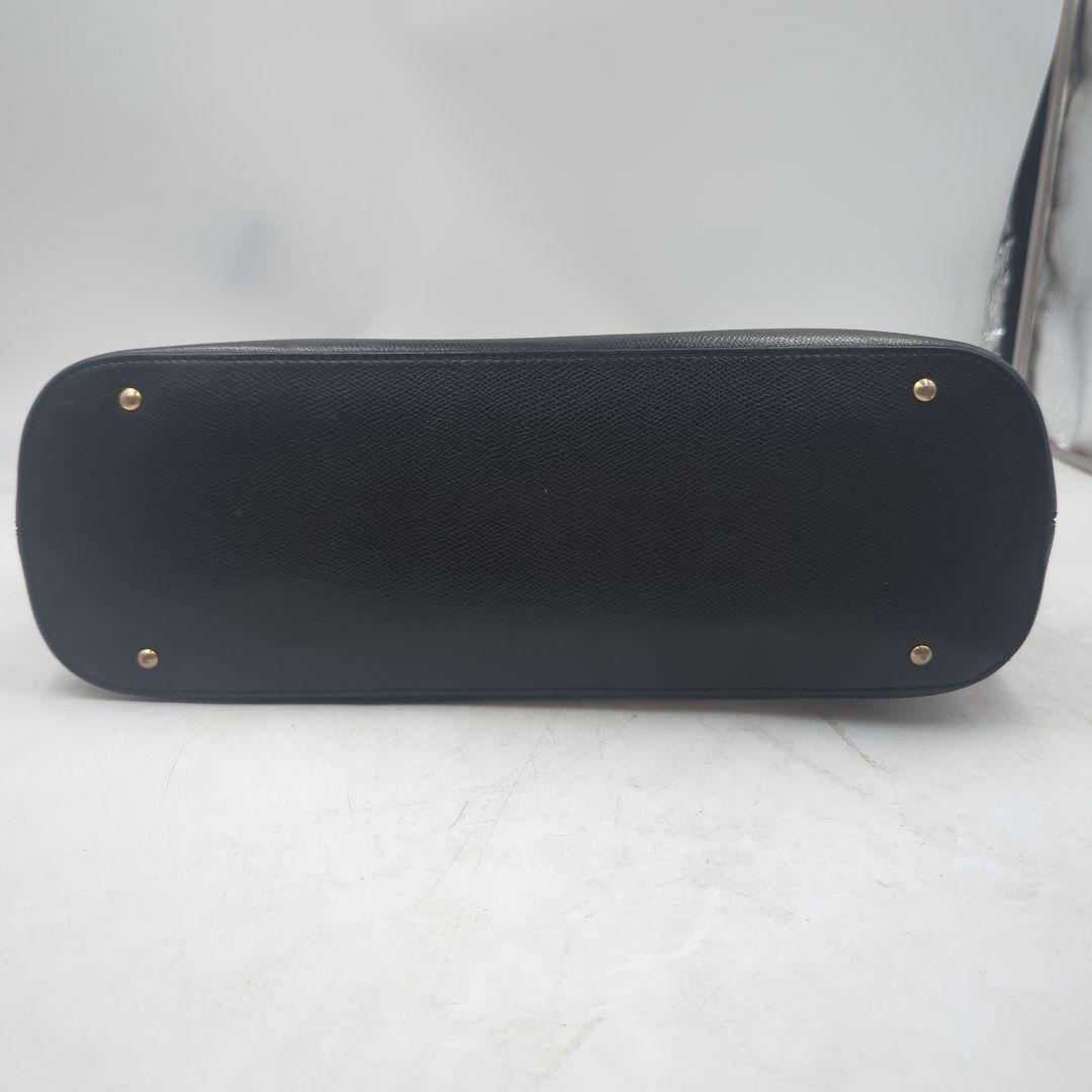 極美品 セリーヌ CELINE ショルダーバッグ ハンドバッグ 黒 ドーム型