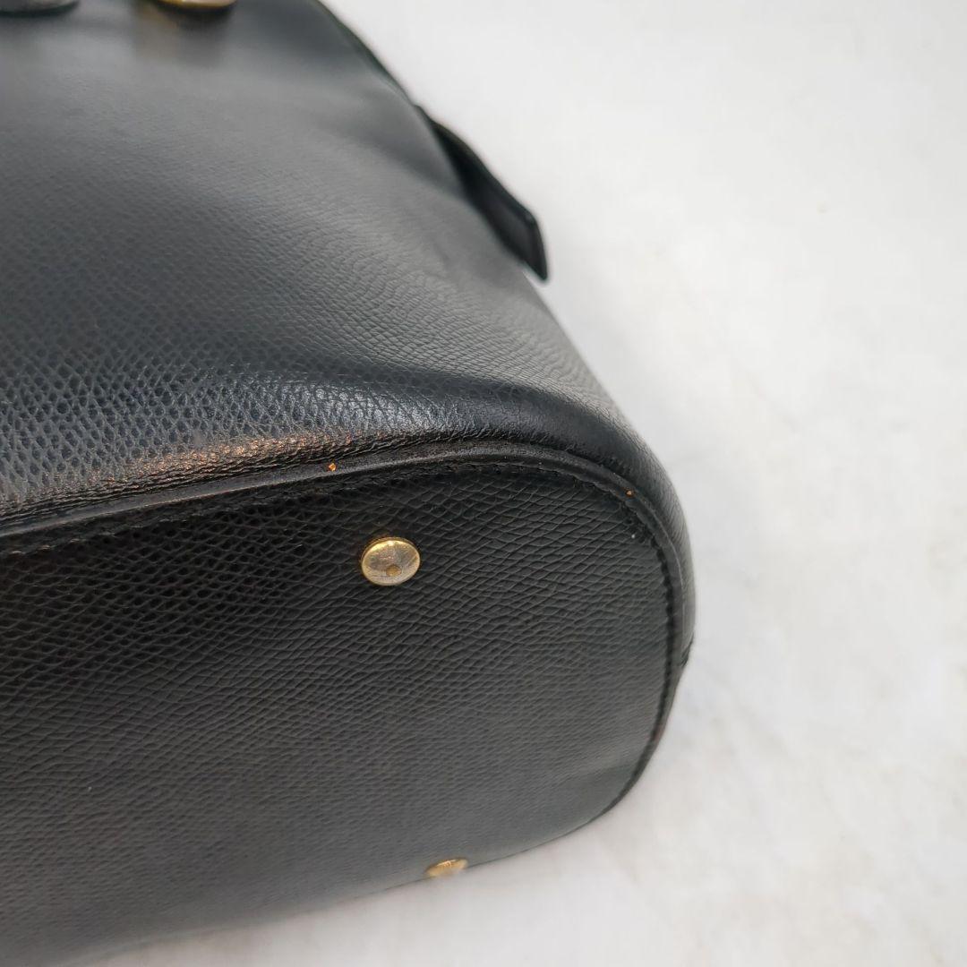 極美品 セリーヌ CELINE ショルダーバッグ ハンドバッグ 黒 ドーム型