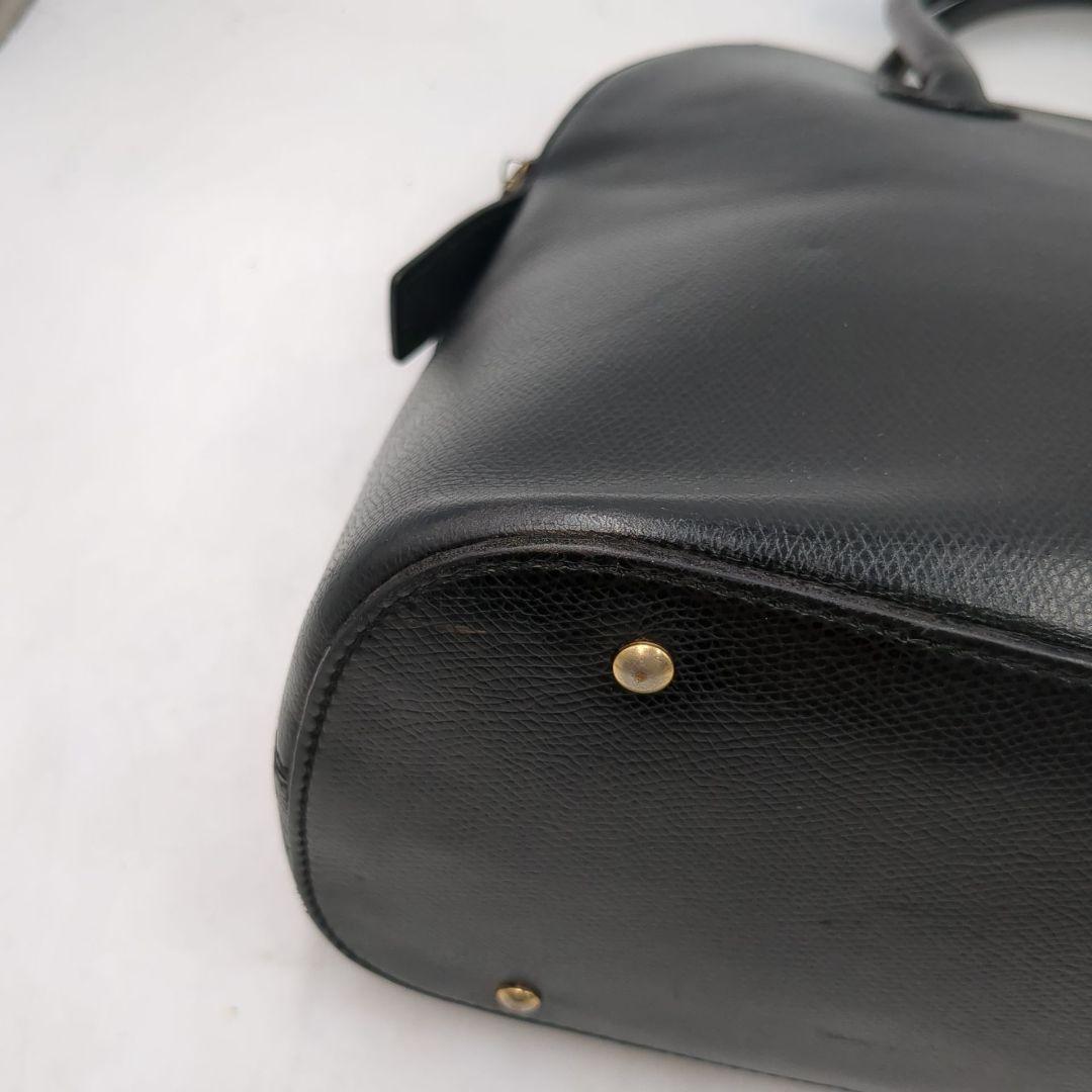 極美品 セリーヌ CELINE ショルダーバッグ ハンドバッグ 黒 ドーム型