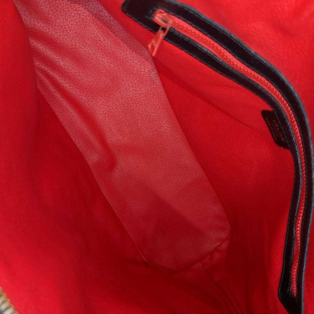 極美品 セリーヌ CELINE ショルダーバッグ ハンドバッグ 黒 ドーム型