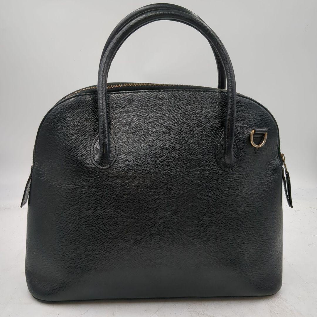 極美品 セリーヌ CELINE ショルダーバッグ ハンドバッグ 黒 ドーム型