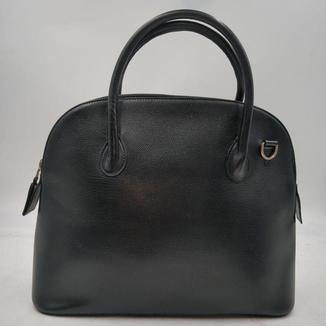 極美品 セリーヌ CELINE ショルダーバッグ ハンドバッグ 黒 ドーム型
