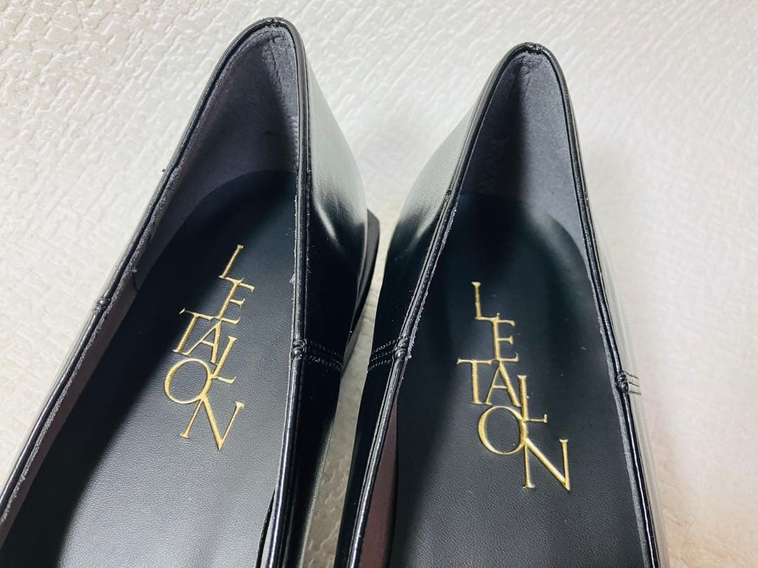 SH67◆新品◆LeTalon 2.5cmスクエアスリットソフトフラット25.0