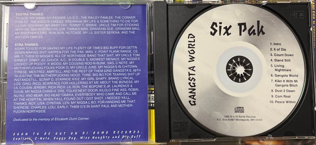 洋楽 Six Pak g-rap g-funk g-luv grap