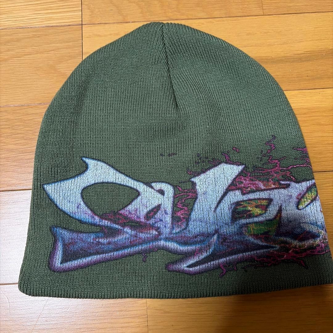 supreme tag Beanie olive オリーブ