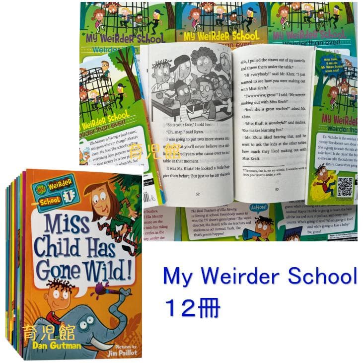 My Weird Schoolシリーズ2-5絵本48冊　36冊分音源付