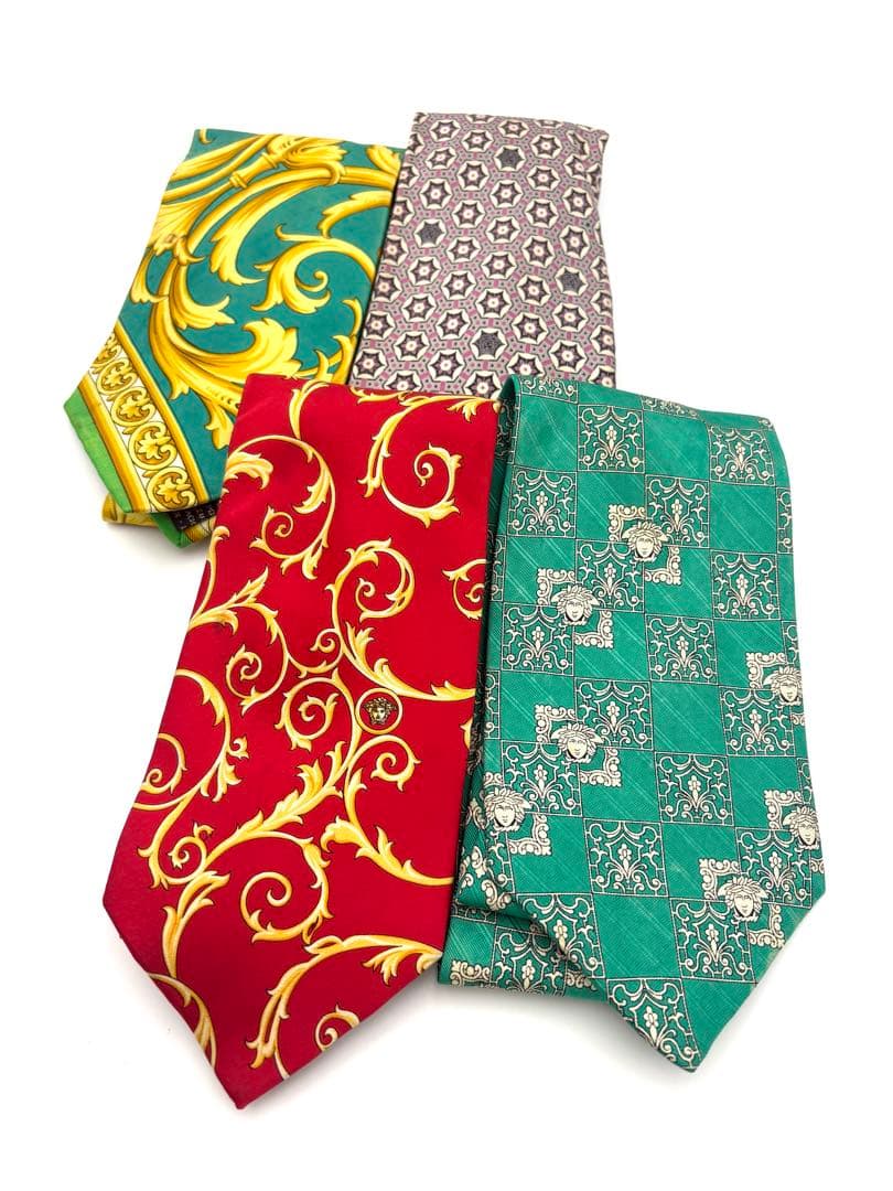 VERSACE ネクタイ　まとめ売り　4本　1.3.7