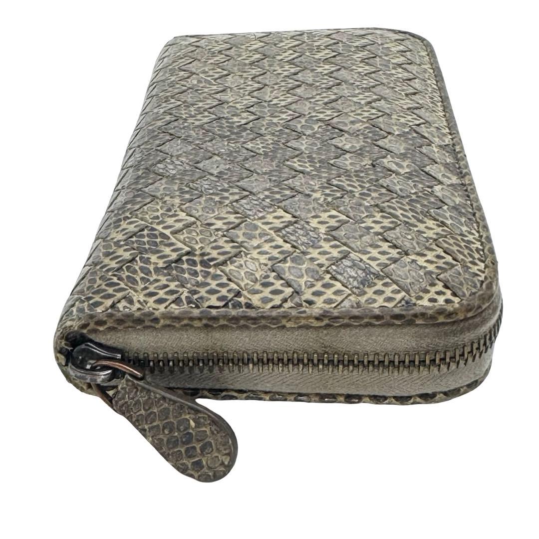 BOTTEGA VENETA ボッテガ パイソン ラウンドファスナー 長財布