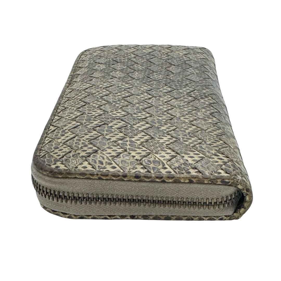 BOTTEGA VENETA ボッテガ パイソン ラウンドファスナー 長財布