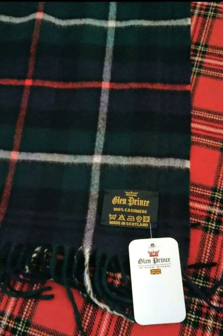 【Glen Prince】カシミヤ大判マフラー