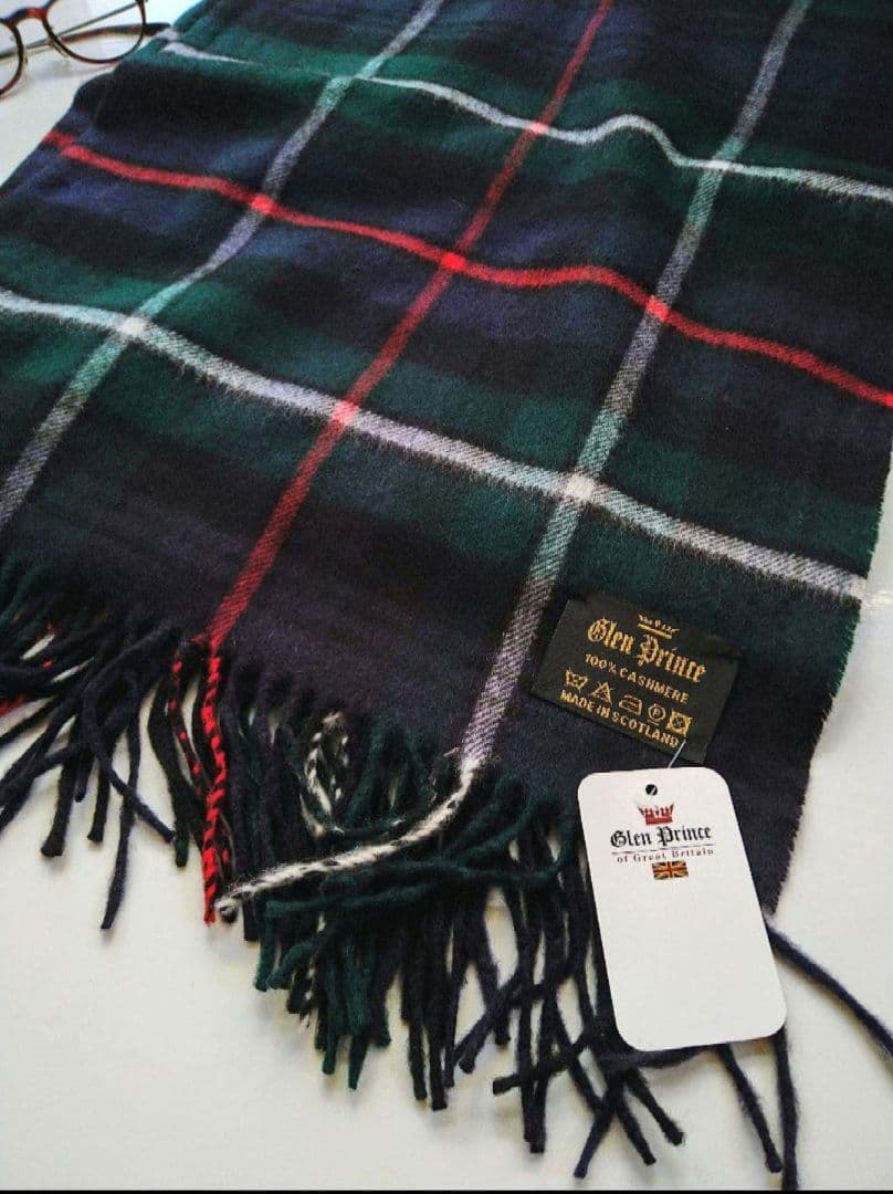 【Glen Prince】カシミヤ大判マフラー
